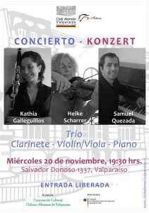 Concierto Trío PUCV Clarinete - Violín - Piano
